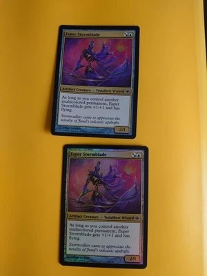 Esper Stormblade x2 Vedalken wizard Alara Reborn. Magic the Gathering FOIL Card. - Image 1 of 4