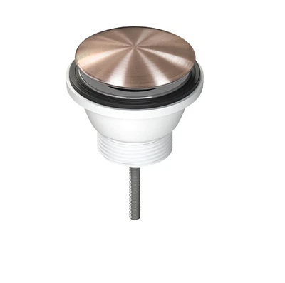 Piletta di scarico  clic-clac PVD oro R attacco universale LB.PLAST LI132-VAN-S - Immagine 1 di 2