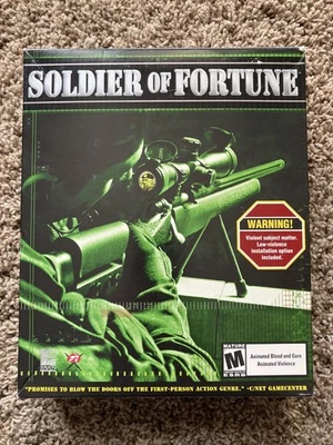 Soldier of Fortune (Windows PC, 2000) Big Box Completo con Soldier of Fortune II Foto 1 de 4