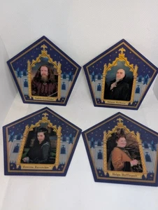 Universal Studios Harry Potter Chocolate Frog 4 FOUNDERS Complete Set Lenticular - Afbeelding 1 van 2