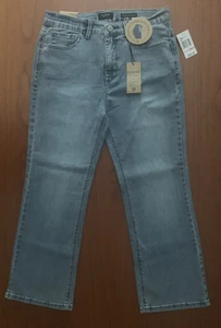 $68 Curve Appeal Shaping System Sz 10 High-rise Naples Authentic Ankle Jeans NWT - Picture 1 of 4