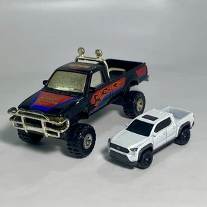 Matchbox Super Kings Toyota Hilux & 1:64 2024 Toyota Tacoma Diecast Pickup Truck - Picture 1 of 23