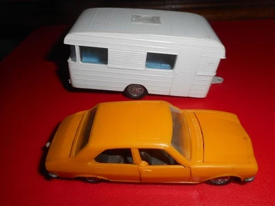 NOREV SET 93  SCALA 1/43 PEUGEOT 504  (6 APERTURE) CON CARAVAN PANORAMIC 14; VG. - Immagine 1 di 4