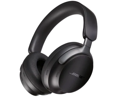 Cuffie Bose QuietComfort Ultra Spatial Audio NC 24h batteria nera NUOVE IMBALLO ORIGINALE - Immagine 1 di 4