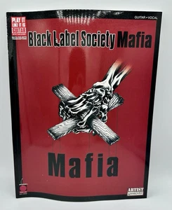 Zakk Wylde Black Label Society Mafia Guitar Tab Book Cherry Lane - Picture 1 of 3