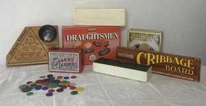 Vintage Games Bundle – Cribbage, Dominoes, Draughts, Snakes & Ladders etc. - Picture 1 of 20