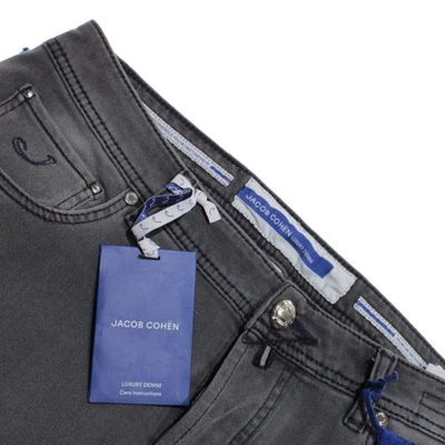 Pantalones de mezclilla Jacob Cohen NWD cinco bolsillos talla 34 EE. UU. en mezcla de algodón gris Foto 1 de 4
