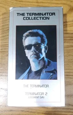 The Terminator 1 & 2 Collection VHS Tapes 2-Tape Box Set - Image 1 of 2