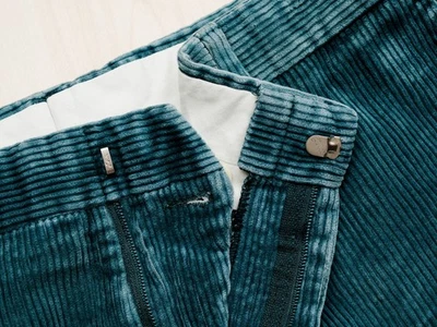 Pana LL Bean azul/verde azulado vintage años 70 para hombre 38 W 34 L Foto 1 de 4