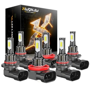 For Subaru Forester 2006-2013 LED Headlight Bulbs Fog Light Conversion Kit White - Picture 1 of 9