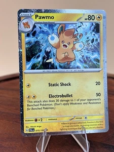 Pawmo 075/193 Cosmos Foil Paldea Evolved Promo Pokemon TCG NM/MINT - Foto 1 di 2
