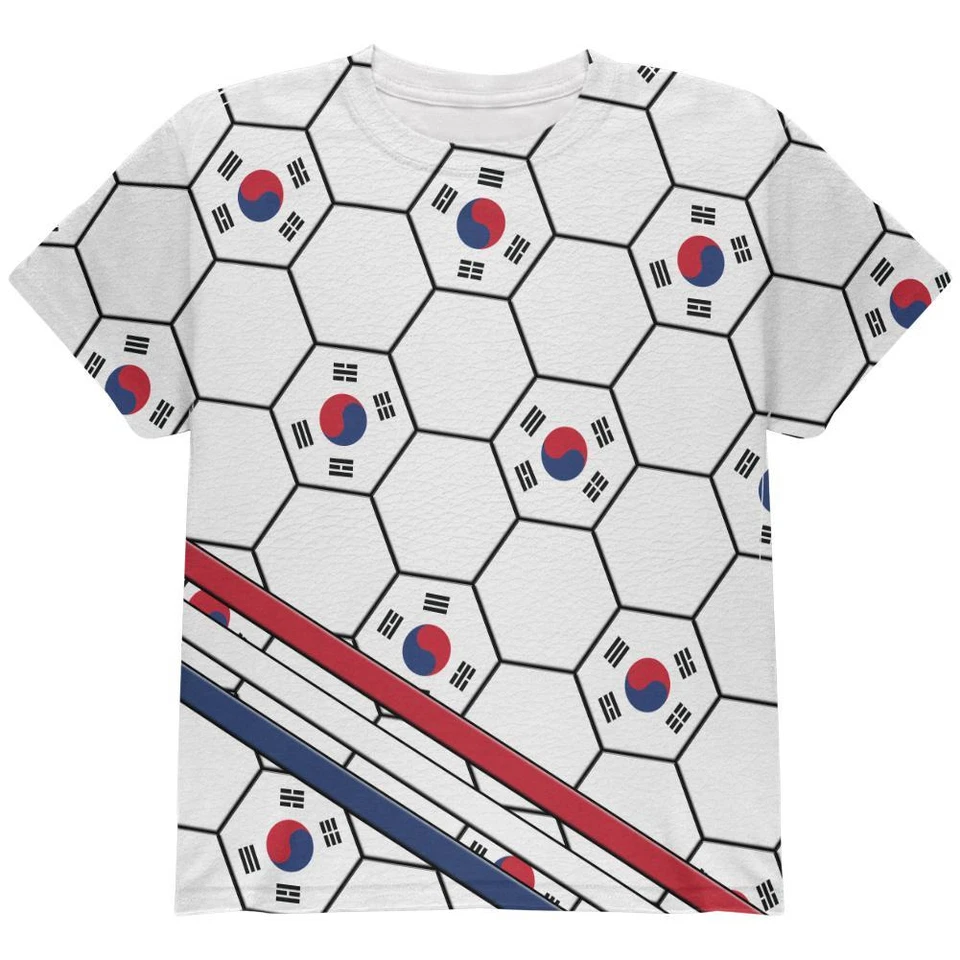 Camiseta Juvenil Copa Mundial Corea del Sur Balón de Fútbol Foto 1 de 1