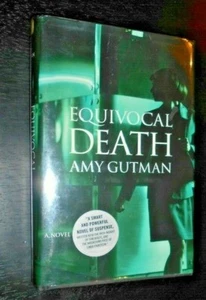 Equivocal Death by Amy Gutman (2001, Hardcover) And Signed  - Picture 1 of 4