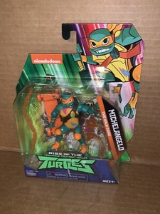 Rise Of The Teenage Mutant Ninja Turtles Michelangelo Wild Card Action Figure