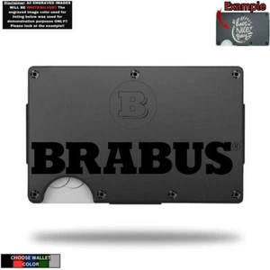 Metall Geldbörse minimalistisch Lasergravur mit Brabus - Bild 1 von 10