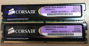 Corsair CM2X1024-6400C4 2GB (2 x 1GB) Memory - Picture 1 of 1