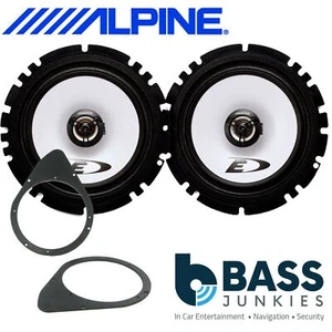Fiat 500 Lounge ALPINE 17cm 440 Watts 2 Way Rear Side Car Speakers Upgrade Kit - Picture 1 of 1