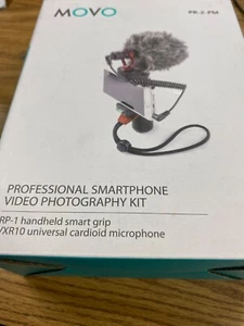 MOVO Pro Smartphone Video Photography Kit RP-1 grip, VXR10 cardioid mic, new - Picture 1 of 5