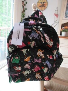 Vera Bradley Herding Cats Essential Compact Backpack NWT - Picture 1 of 5