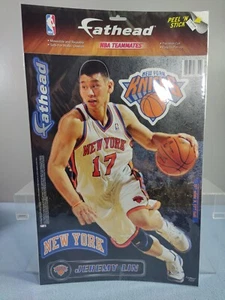 NEU JEREMY LIN NEW YORK KNICKS LOGO 11X17 FATHEAD PEEL & STICK VINYL WANDTATTOO - Bild 1 von 10