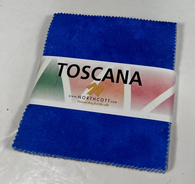 Northcott TOSCANA Charm Pack Sewing Quilting Cotton Fabric 42 Pc Solids - Image 1 of 4