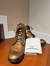 Allen Edmonds - Dalton Wingtip Dress Boots - Walnut Brown Leather - 9.5D 