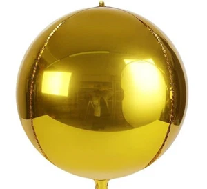 Large 50" 4D Round Sphere Foil Balloons Mylar Balloons - Picture 1 of 1