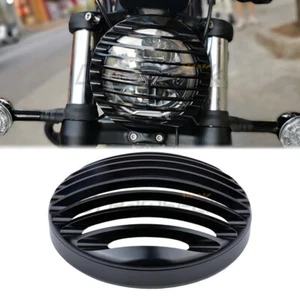 Black Headlight Cover for Triumph Bobber Black 2018+ Front Headlight Grill Cover - Picture 1 of 7