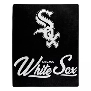 Chicago White Sox 50" by 60" Plush Raschel Signature Throw Blanket - MLB - Picture 1 of 1