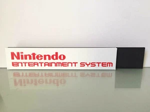 NES Logo Video Game Nintendo Entertainment System Collectible Display Text Stand - Picture 1 of 2