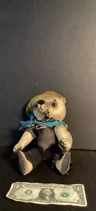 Original DARIA SIKORA Hand Made primitive Cloth Folk Art Teddy Bear ‘Antonia’ - Picture 1 of 8