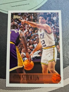 1996-97 Topps #65 John Stockton nba Basketball Utah Jazz Topps 1996 malone - Bild 1 von 9