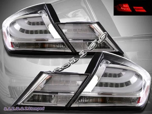 Apto para luces traseras LED cromadas para Honda Civic 2013-2015 sedán de 4 puertas - Imagen 1 de 2