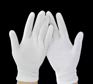 Dance Sport Party Costume Honor Guard White Gloves - All Sizes Kids to Adults 