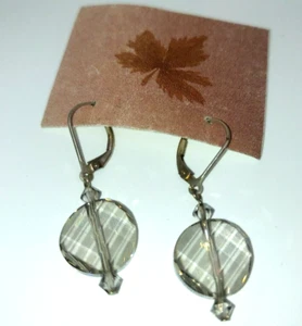 Pendientes colgantes de orbe de cristal de joyería sin marca nuevos en paquete PIO - Imagen 1 de 3
