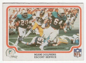 Tarjeta de fútbol americano Fleer Team Action Miami Dolphins 1979 #27 - envío gratuito - Imagen 1 de 1