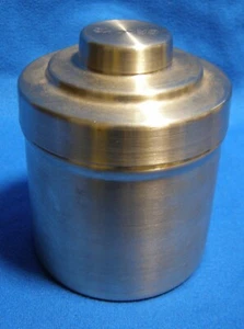 Tanque de desarrollo fotográfico de acero inoxidable Burleigh Brooks para película rodante de 135 mm - Imagen 1 de 6