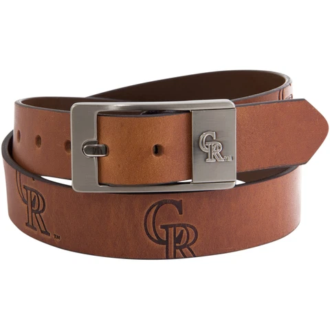 Colorado Rockies Brandish Leather Belt Cover