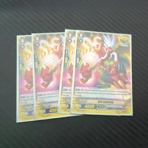 4x Red Lightning - BT02/074EN - C Near Mint / Mint, English Cardfight Vanguard - Picture 1 of 1