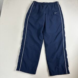 Vintage Nike Track Pants Sweatpants Mens Size L Lined Active Train Y2K Gray Tag