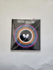 Butterfly Table Tennis Rubbers Tenergy 05 Spring Sponge Tech Black Red 1.9/2.1mm - Picture 1 of 13