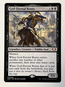God-Eternal Bontu Commander: Edge of Eternities Non-Foil Regular MTG NM - Picture 1 of 2