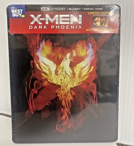 X-Men Dark Phoenix 4K Blu-Ray Steelbook Best Buy Exclusive New/Sealed - Bild 1 von 2