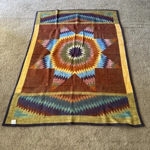 Biederlack Camp Blanket Throw Native American Southwestern USA Made 56” X 80” - Picture 1 of 5