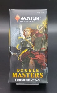 Magic the Gathering Mtg Double Masters 2020 confezione da 3 bozze booster sigillate in fabbrica - Foto 1 di 1