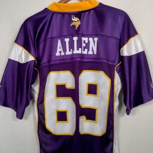 Minnesota Vikings Jared Allen Jersey Reebok Men Small Purple Blank Front NFL #69 - Picture 1 of 24