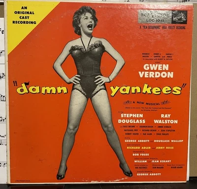 DAMN YANKEES GWEN VERDON Vintage LP LOC-1021 (VINYL, RCA) VG 1955 - Image 1 of 4