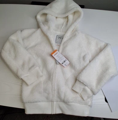 Gymboree Girls Snow Princess White Furry Faux Fur Jacket Coat S (5-6) NWT - Image 1 of 4
