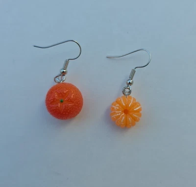 Pendientes mandarina Foto 1 de 4
