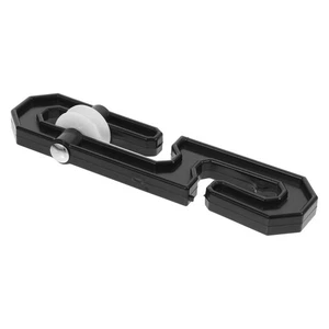 Juego de poleas de aluminio poleas pequeñas soporte de rodillo rueda negra cable cuerda - Imagen 1 de 12
